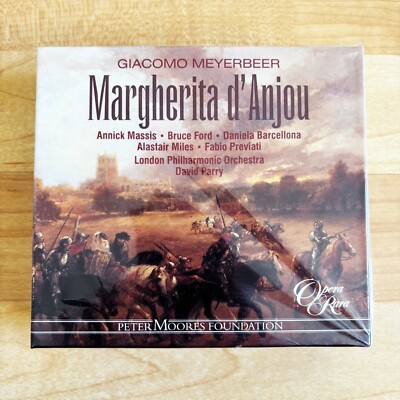 Giacomo Meyerbeer: Margherita d'Anjou Opera Rara David Parry 3 CD Box Set SEALED