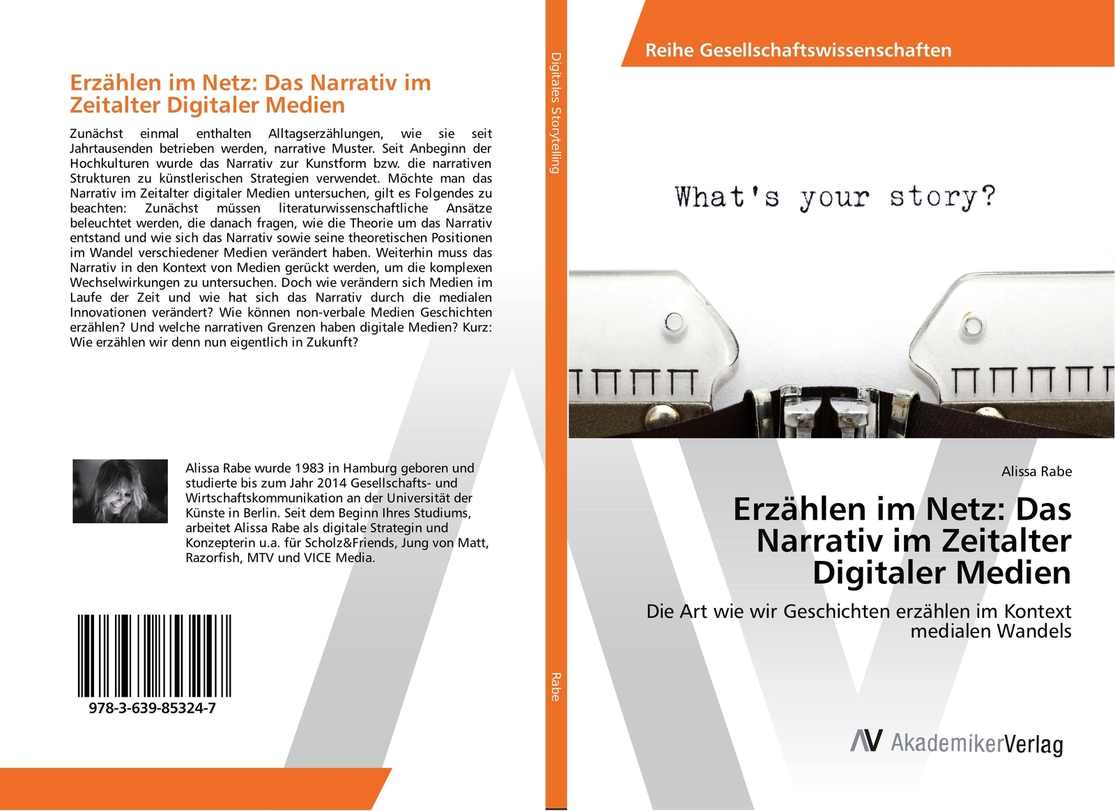 Thumbnail - Alissa Rabe | Erzählen Netz: Das Narrativ Zeitalter Digitaler Medien