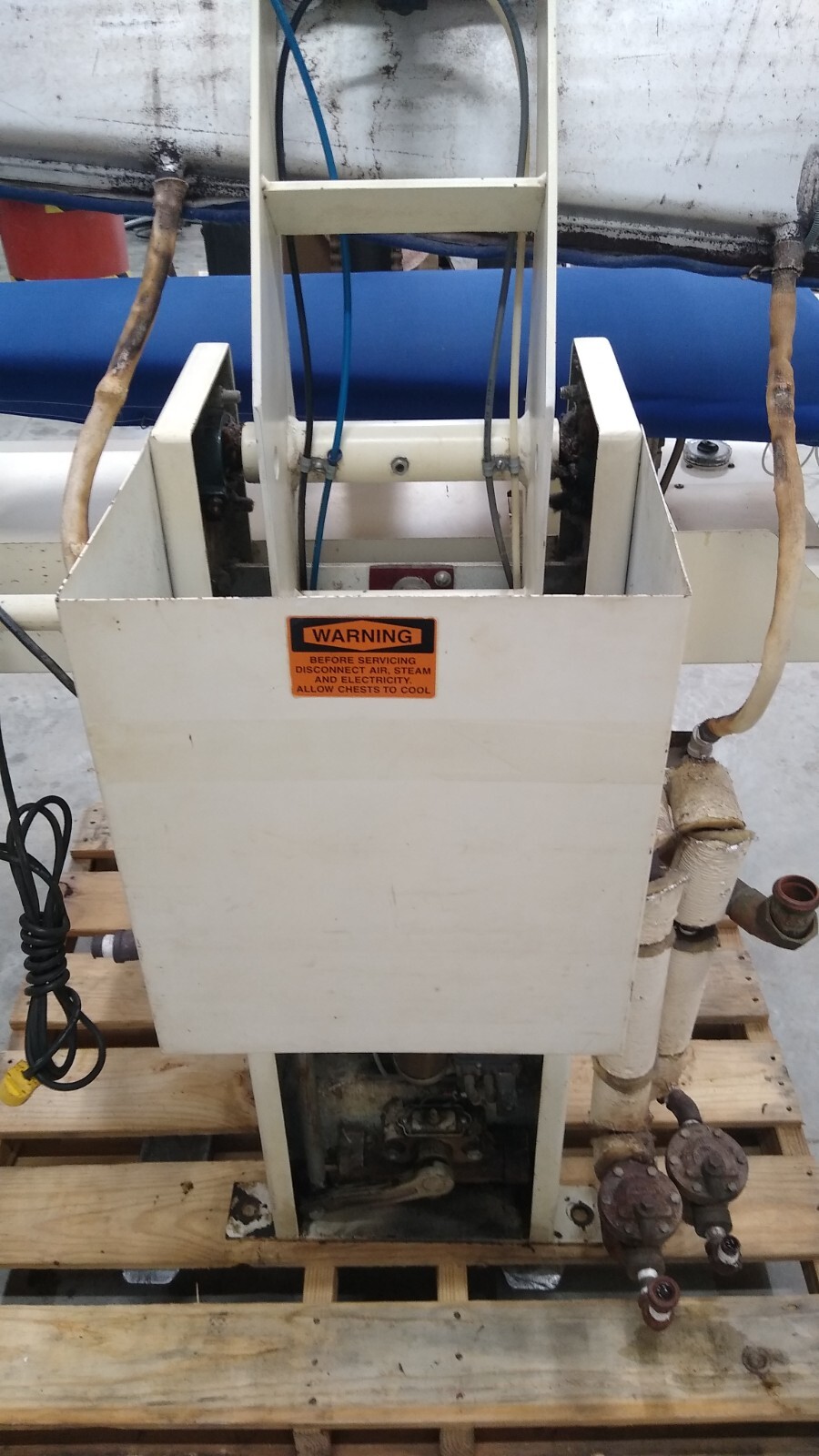 UNIPRESS 46X AUTOMATIC UTILITY PRESS LEGGER LAUNDY DRY CLEANING eBay