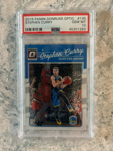 2016/17 Panini Donruss Optic Stephen Curry #135 PSA GEM MINT "10"