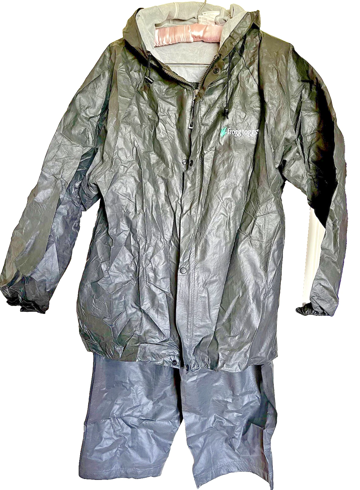 Frogg Toggs Rain Suit Small Gray Jacket & Pants Set Waterproof Fishing Outdoor
Opens in a new window