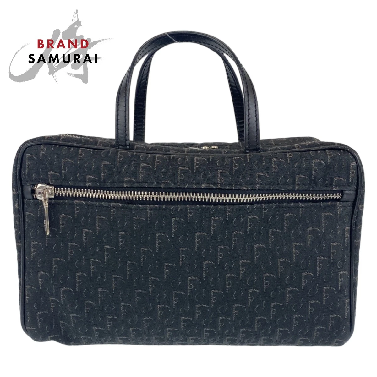 Beauté Dior Trotteur Oblique Street Chic Noir Argent Quincaillerie Toile Cuir