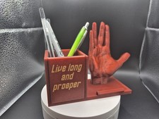 Spock Star Trek Inspired Pen Pot, Phone Holder, Phone Stand, Pencil Pot
