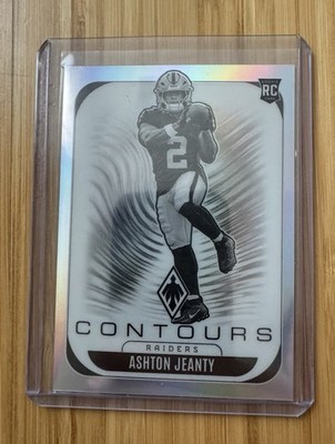 2025 Panini Phoenix - Contours Ashton Jeanty #17 (RC) Silver
