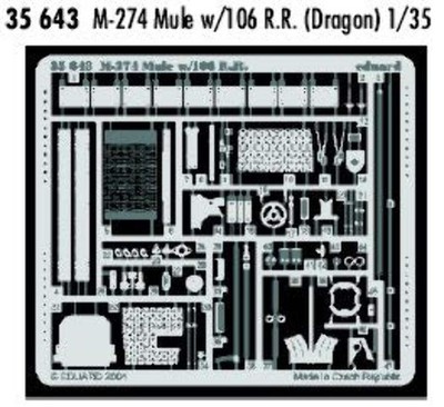 Eduard 35643 1:35 M274 Mule mit 106 RR