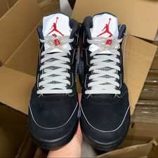 Men's Jordan 5 "BLACK METALLIC REIMAGINED" Mid Top Baketball Shoes