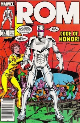 Rom #74 (Newsstand) FN; Marvel | Spaceknight Bill Mantlo Penultimate Issue - w/B