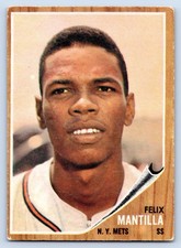 1962 Topps #436 Felix Mantilla