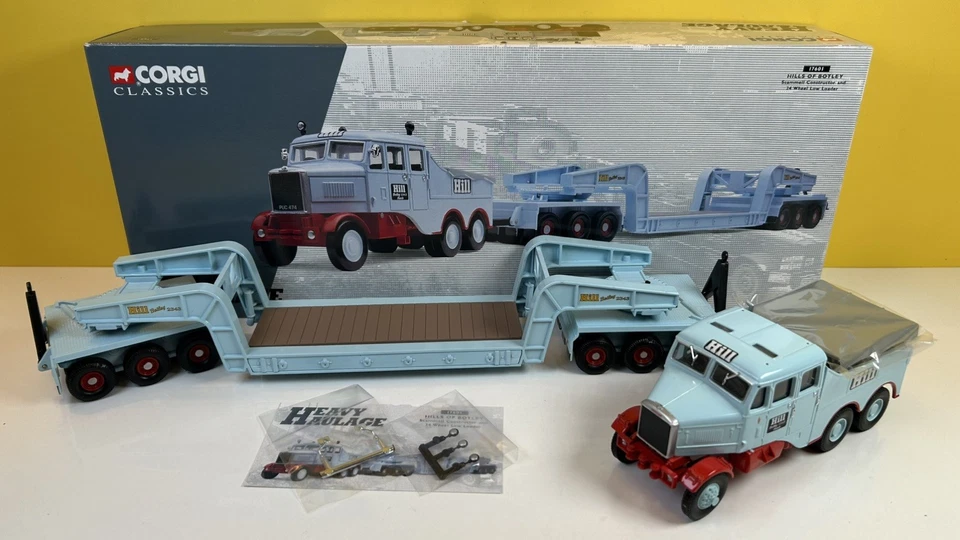 CORGI 1:50 17601 HILLS OF BOTLEY SCAMMELL CONSTRUCTOR & LOW LOADER / BNIB - Image 4 of 4