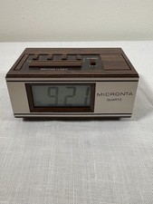 VTG Micronta LCD Quartz Digital Alarm Clock W...