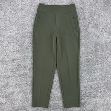 Athleta Endless High Rise Pants Women  s 2 Green Pull On Stretch Quiet Luxury