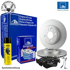 ATE Bremsscheiben + Beläge Mercedes W201 190 Ø262mm VORN + +WK mit Reiniger