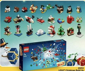 Lego Christmas 24 in 1 - 40253 - Sealed NEW 254 Pieces 2017