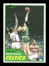 1981-82 Topps #75E East Kevin McHale RC VG+ to VGEX, strong centering, right edg
