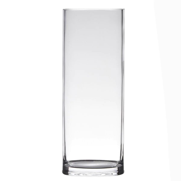Dekoglas, Vase Zylinder Cold Cut H. 50Cm D. 15Cm Transparent Rund Glas Hakbijl-image