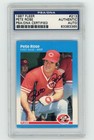 PSA DNA Pete Rose Signed 1987 Fleer #213 Cincinnati Reds HOF Baseball Card COA