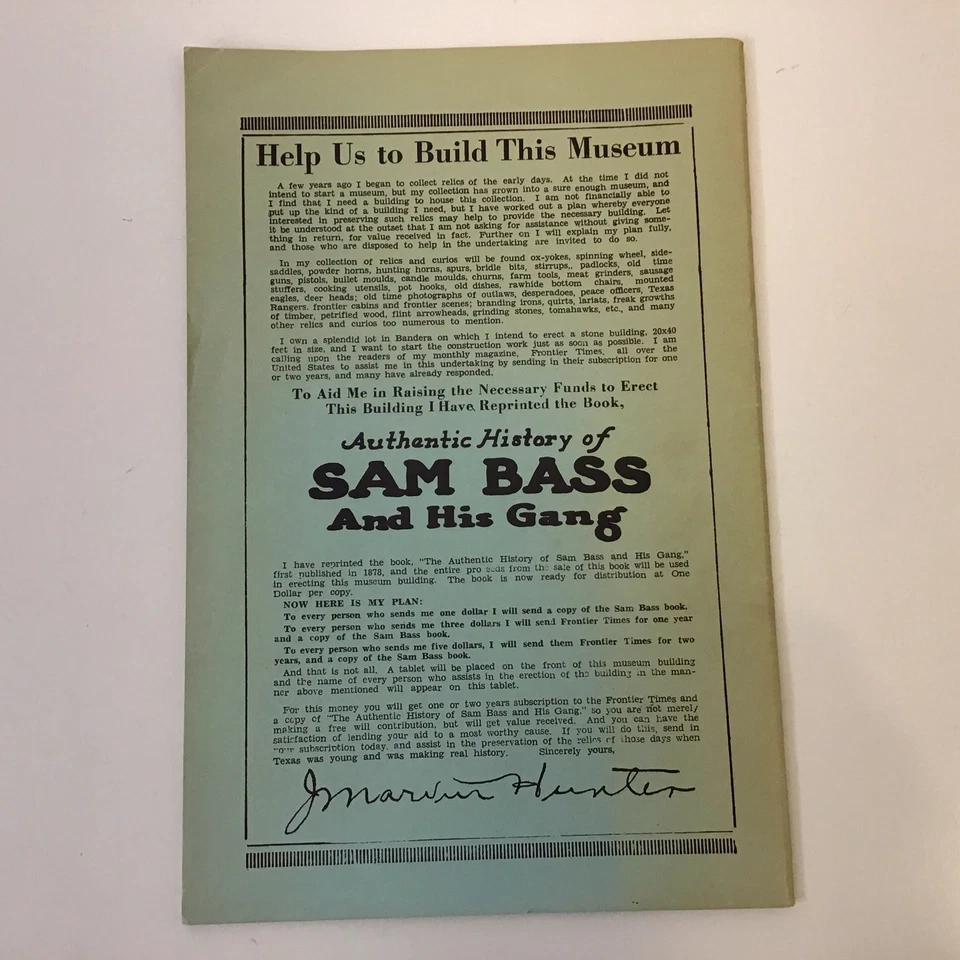 Frontier Times Vintage Magazines Lot of 6 January, 1933  thru June, 1933 - Image 3 of 4
