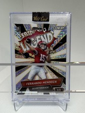 Fernando Mendoza 1/3 Rookie 39 TDs Legend Wild Card COMIX Refractor NO MAG