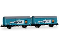 Arnold HN6683 - GüTerwagen Set Gedeckte GüTerwagen K4 Aproz Sbb Ep.Iii 2-Teilig