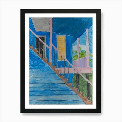Stairway To Paradise 8 Art Print Framed Wall Art Poster Canvas Print Picture