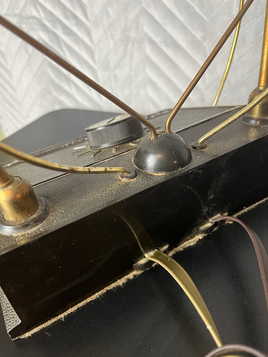 1950年代TVアンテナ/スペースエイジ/アトミック/インパラ/ビーディー Vintage Zenith Tv Television Antenna Space Age Brass?? MCM Home