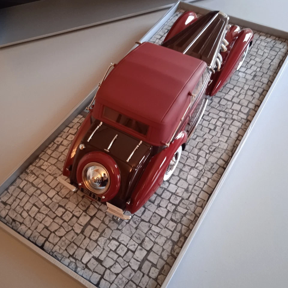 Delage d8-120 cabriolet 1939 Minichamps (comme neuve) dans sa boîte d'origine. - Photo 4/4