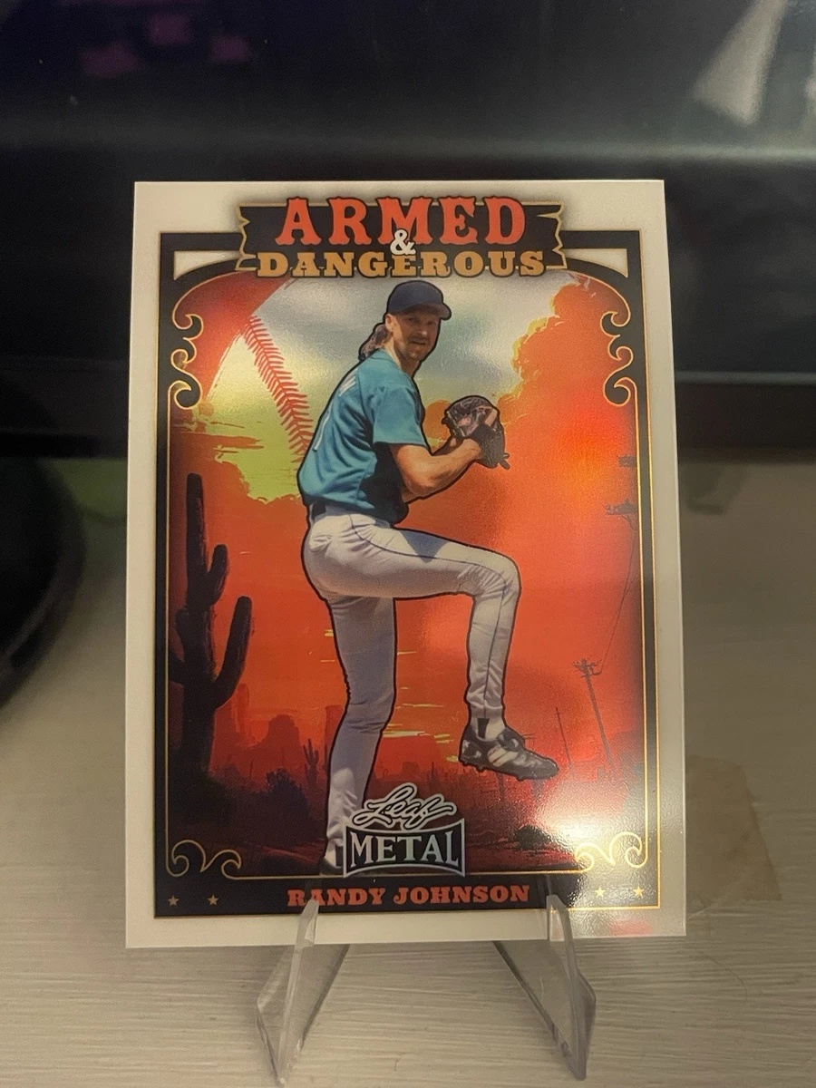 Leaf Randy Johnson Baseball Serial Numbered Sports Trading Cards