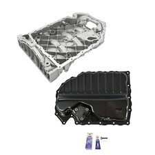 Oil Pan with Oil Level Sensor and Sealant for VW 06J103600AK 06J103603AF CCZ