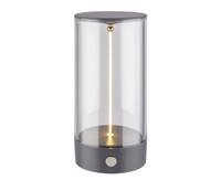 Briloner Led Akku-Tischleuchte Wiggle Anthrazit 15 Cm Warmweiß Dimmbar