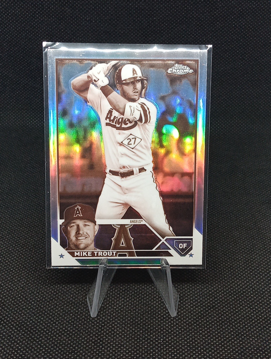 2023 Topps Chrome - Mike Trout #27 Sepia Refractor