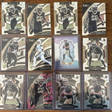 2025 Panini Select New Orleans Saints Card Lot 12 Cards, Shough, Rattler, Davis