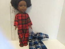 14.5" Doll Clothes made to fit Wellie Wisher Girl/Boy- 2  Footsie pajamas B58