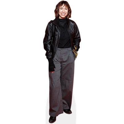 Lia Von Blarer (Lederjacke) Lebensgroßer Ausschnitt