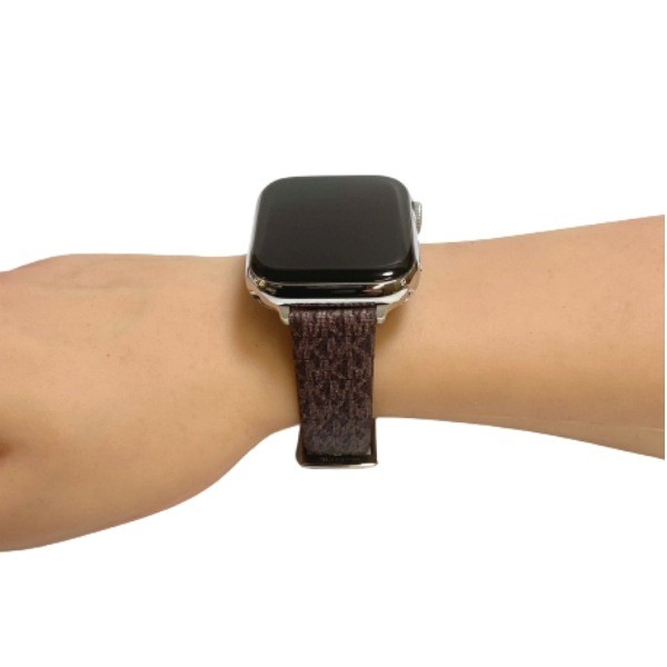 Michael Kors MKS8002 Apple Watch Band 38/40mm Black Leather (Women 