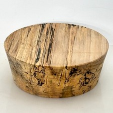SPALTED TULIP POPLAR BOWL BLANK, 8  x3  , BULK LISTING, WOOD LATHE TURNING STOCK