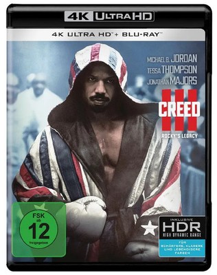 Creed III: Rocky's Legacy, 1 4K UHD-Blu-ray + 1 Blu-ray | Michael B. Jordan