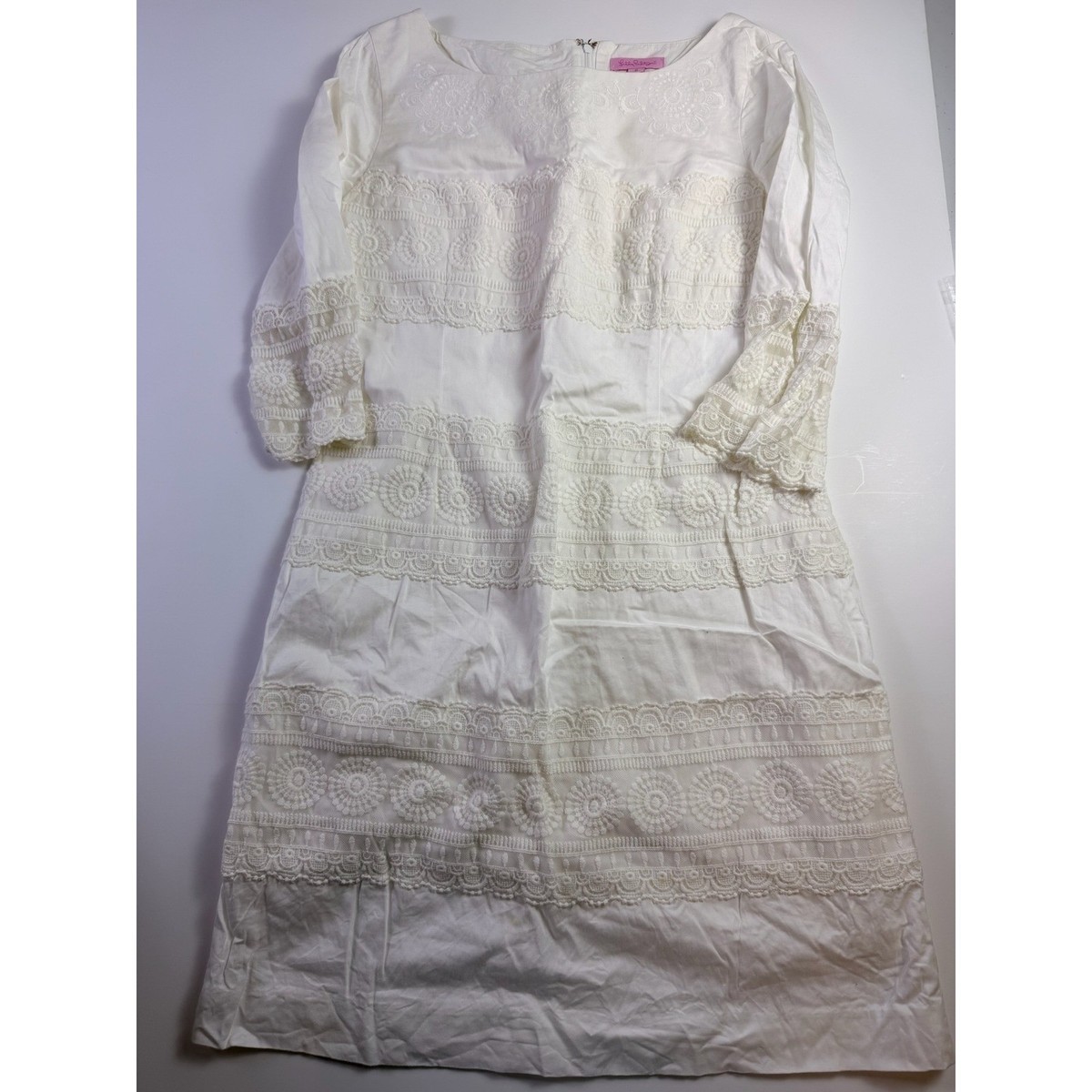 lilly pulitzer lace shift dress Malena Embellished Lace Shift Dress (Women)