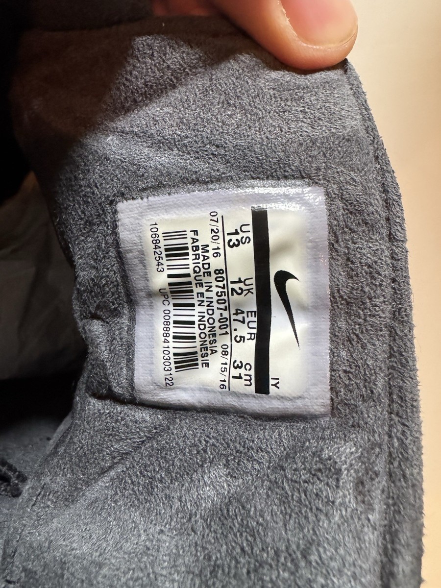 Nike SB Stefan Janoski Max Mid 807507-001 Black Silver White