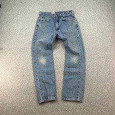 Carhartt B18 STW Jeans 32x31 Light Wash Blue Denim Straight Fit 100 Cotton