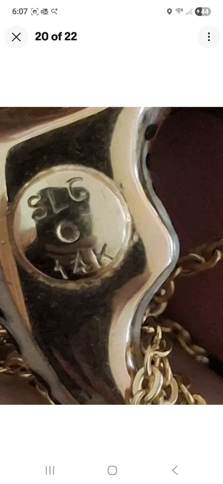 Collar Mujer Oro 14K Esmalte Manchado Leopardo Puma Colgante Guepardo Gato Foto 2 de 4