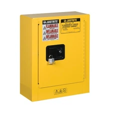 Justrite® 890200 Sure-Grip® EX Mini Flammable Safety Cabinet, 4 gal Capacity