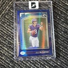 2024 Donruss Optic JJ McCarthy Blue Hyper Rated Rookie RC Vikings #235