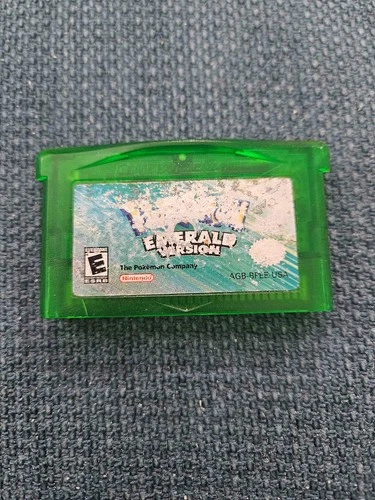 Pokemon Emerald Version GBA Authentic - Dry Battery