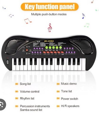 AimedYou Kids Electronic Keyboard Piano 32 Keys Portable Musical Instrument Toy