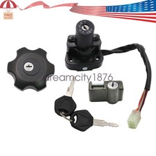 Fit for 96-24 SUZUKI DR650SE 3700004812 Ignition Switch FUEL GAS Cap LOCK KEYS