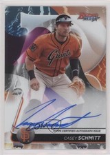 2020 Bowman's Best Best of 2020 Auto Casey Schmitt #B20-CS Auto r9d