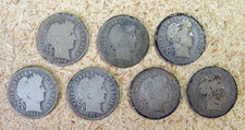 7 Barber Dimes 10C Liberty Head Assorted Dates FedEx FS 414933_c_7bm