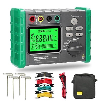 Isolationswiderstandstester, Erdungswiderstandsprüfer 0- 2000Ω ohm Megaohmmeter