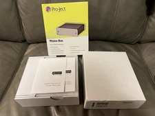 Pro-Ject Phono Box Phono Preamplifier for MM and MC Cartridges (Black) Complete