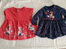 Minnie Mouse Dresses X 2 George Asda 3-6 Months Girl